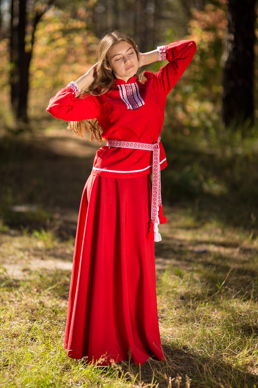 Underwear Women in Slavic costumes in Keretaro