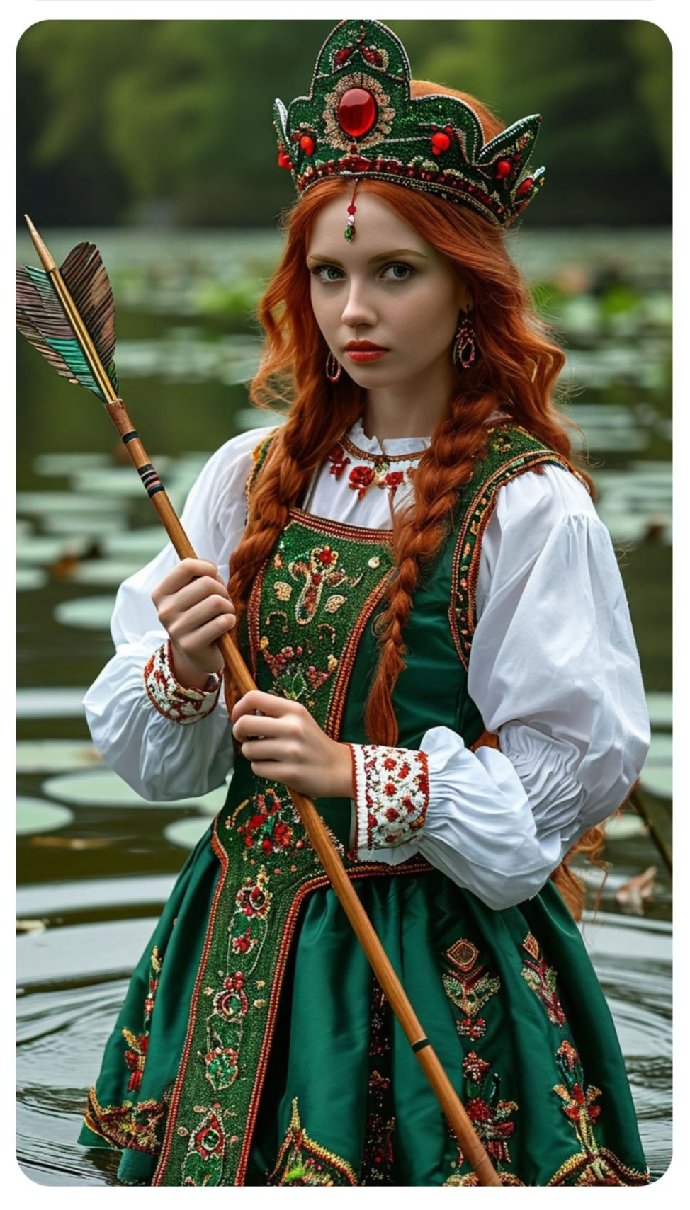 Nude girl Girls in Slavic costumes in Keretaro